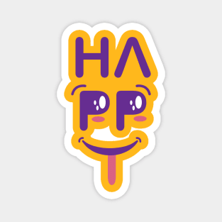 Happy Smiling Face - Smiley - Happiness Magnet