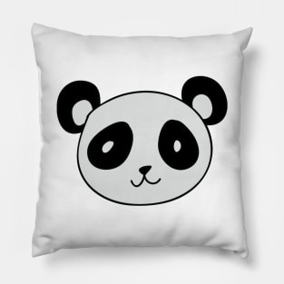 Cute Panda Face Pillow