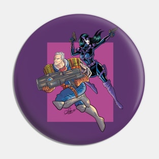 Classic Cable and Domino Pin