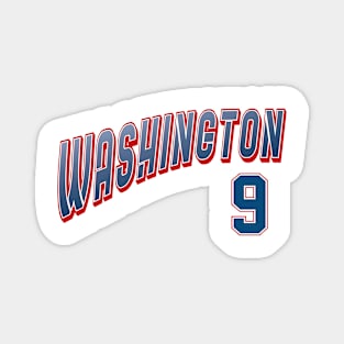 Retro Washington Number 9 Magnet