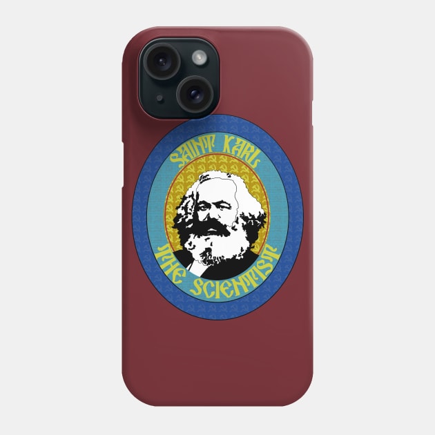 Saint Karl the Scientist Phone Case by WellRed