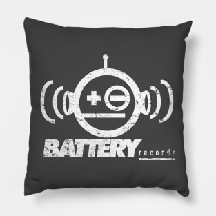 Battery Records Pillow