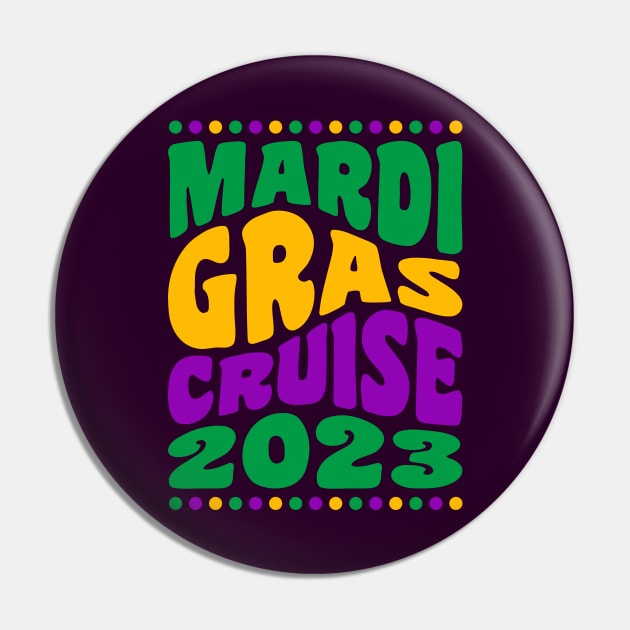 Mardi Gras Cruise 2023 Matching Group Family Vacation Pin by PodDesignShop