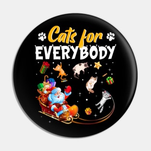 Gifts For Everybody Are Cats Awesome Christmas Pin