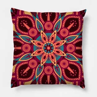 mandala flower simple design Pillow