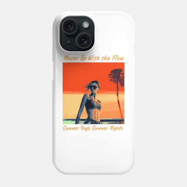 endless summer, summer days summer nights, fashion design v3 Phone Case by H2Ovib3s