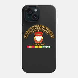 87th Engineer Battalion - Lay Hold w Ribbons Phone Case