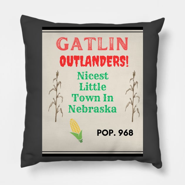 Gatlin Outlanders Pillow by Out of the Darkness Productions