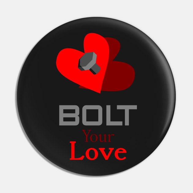 bolt your love Pin by taniplusshop