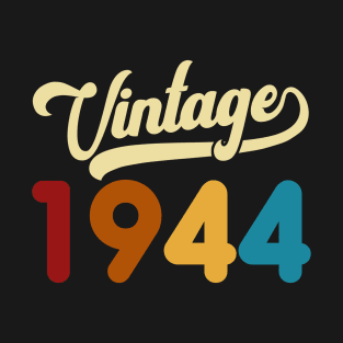 1944 Vintage Gift 76th Birthday Retro Style T-Shirt