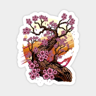 Wild Cherry Blossom Magnet