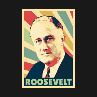 Franklin D. Roosevelt Vintage Colors T-Shirt