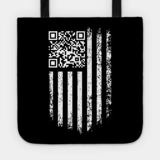 Trump Dance QR with America Flag Tote