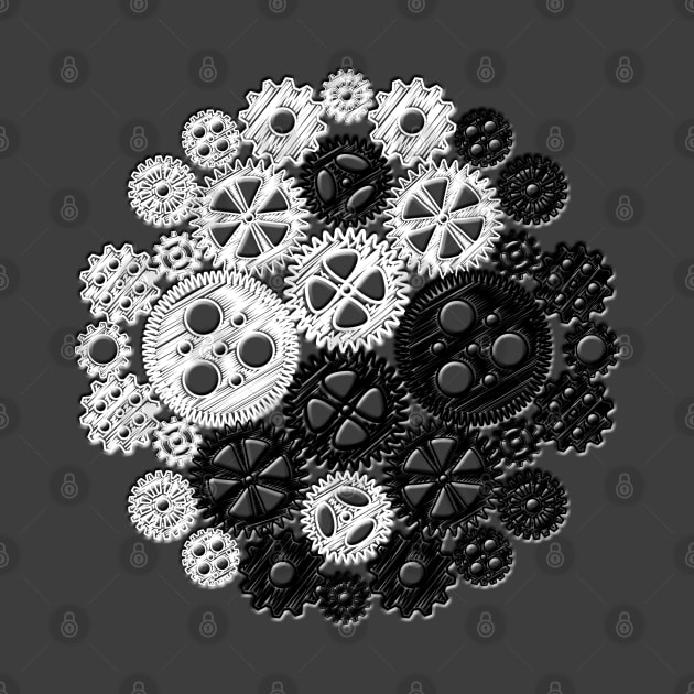 Gears Yin/Yang by JohnLucke