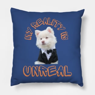 A dog in a suit Pillow