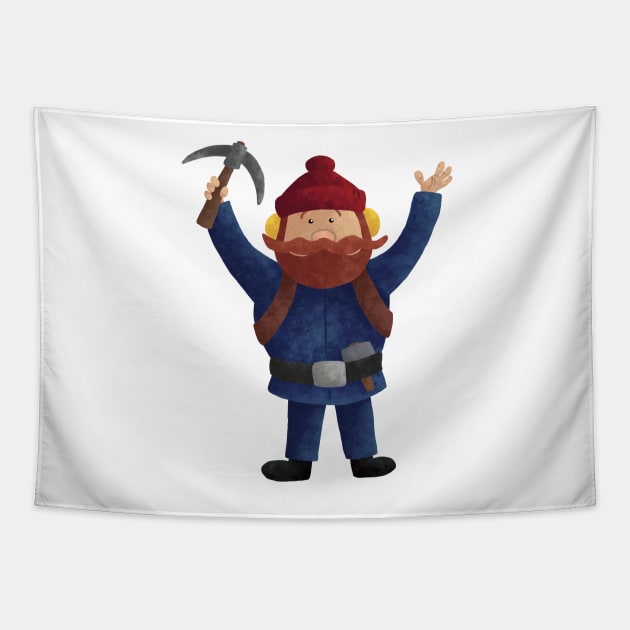 Yukon Cornelius Tapestry by Dogwoodfinch