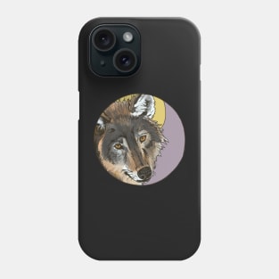 Wolf-Circle edit Phone Case