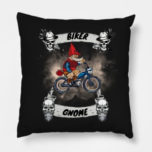 Biker Gnome Pillow