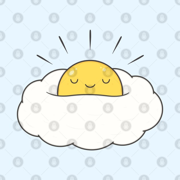 Egg Cloud - Sunny Side Up by kimvervuurt