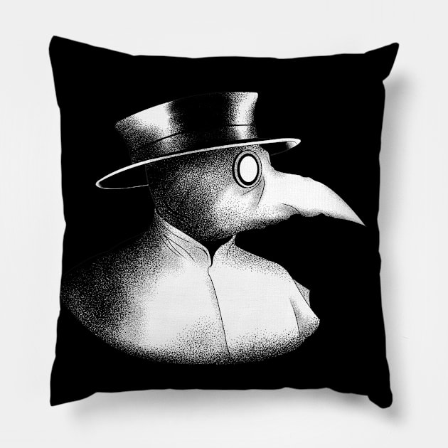 Year of the Plague Pillow by Stranger Attire