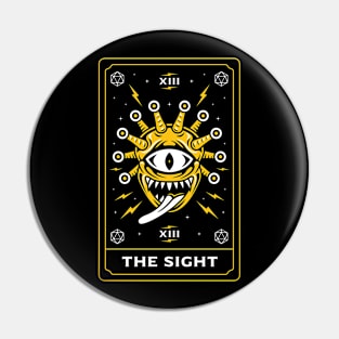 The Sight Tarot Card Pin