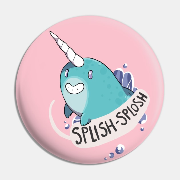 Narwhal Noises Pin by goccart