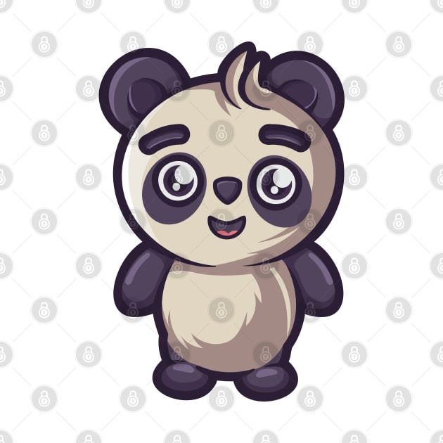 Smiling Panda by onama.std