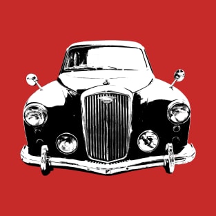 Wolseley 4/44 1950s British classic car monoblock black/white T-Shirt