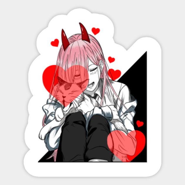 Power y Nyako - Chainsaw Man Anime - Sticker | TeePublic Power y Nyako - Chainsaw Man Anime - Sticker | TeePublic