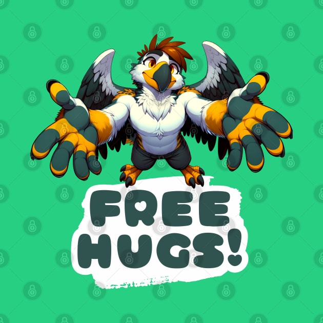 Free Hugs From an Avian Anthro Griffin by Blue Bull Bazaar