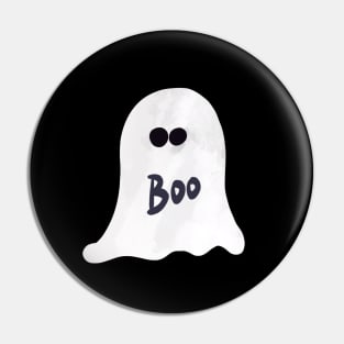 Boo Ghost Halloween Pin