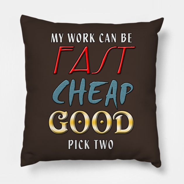 fast, cheap, good Pillow by toastercide