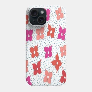 Celebration Flowers and Polka Dots Phone Case