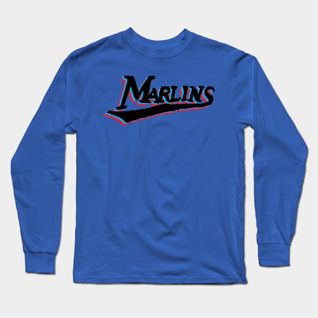 Miami Marliiiins 04 - Miami Marlins - Long Sleeve T-Shirt