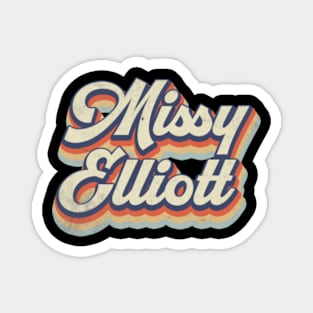 Retro Missy Pattern 70s 80s 90s Birthday Classic Style Magnet