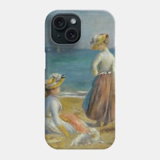 Figures on the Beach by Auguste Renoir Phone Case