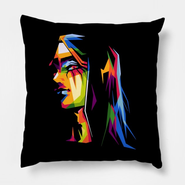 Eren Yeager's Legacy: Anime-Inspired Titan Apparel Pillow by Michael.Alexander.art