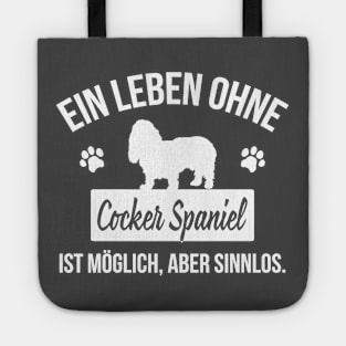 Cocker Spaniel Tote