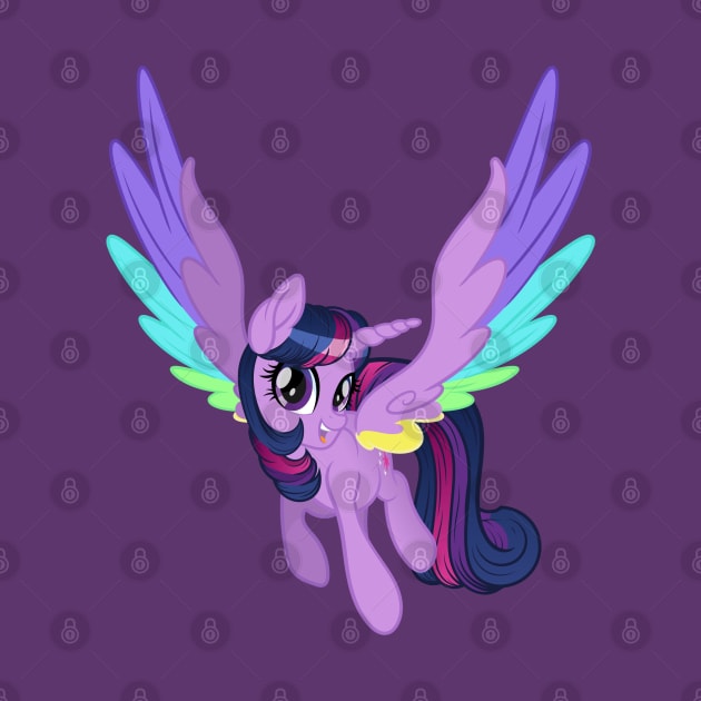 My Little Pony Rainbow Wings Twilight Sparkle by SketchedCrow