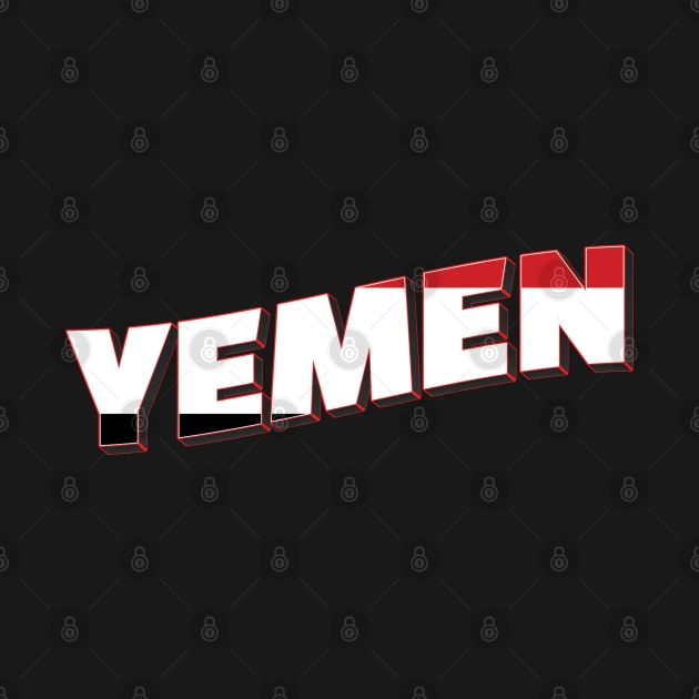 Yemen vintage style retro souvenir by DesignerPropo