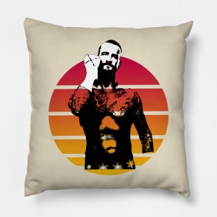 Cm punk t-shirt Pillow