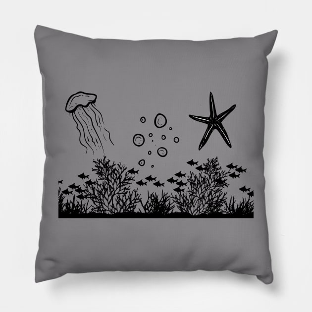 Under the sea Pillow by Lucky dragon 