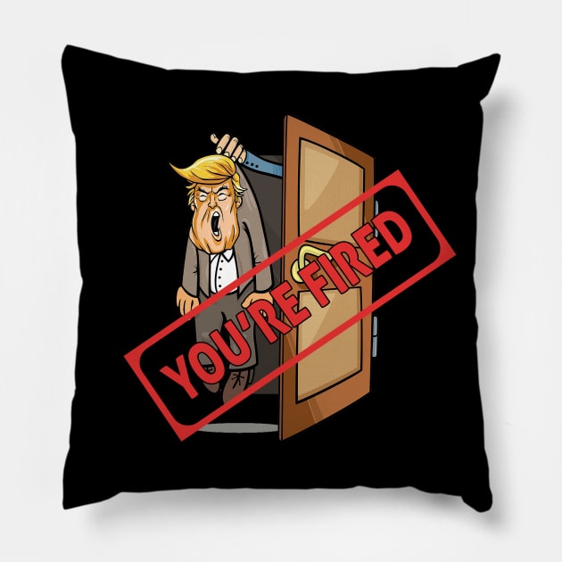 donald you're fired Pillow by Ghani Store