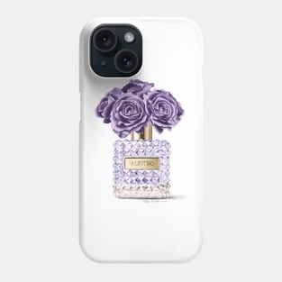 Purple Perfume & Roses Phone Case