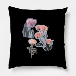 Tulip Vintage Minimalist Flora Positive Retro Pillow