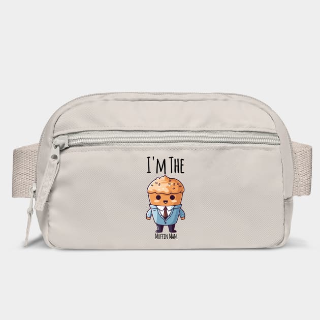 I'm The Muffin Man funny muffin in a suit design by Luxinda