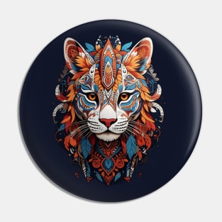 Tribal Mountain Lion One Pin