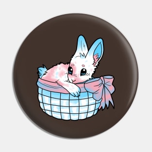 Transgender Bunny Pin