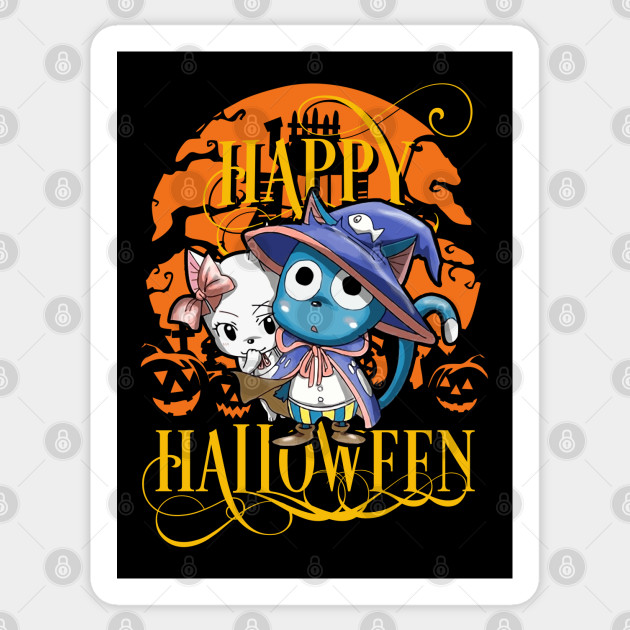 Fairy Tail Japanese Anime Manga Happy Carla Halloween Fairy Tail