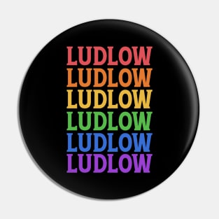 LUDLOW CASTLE CITY Pin